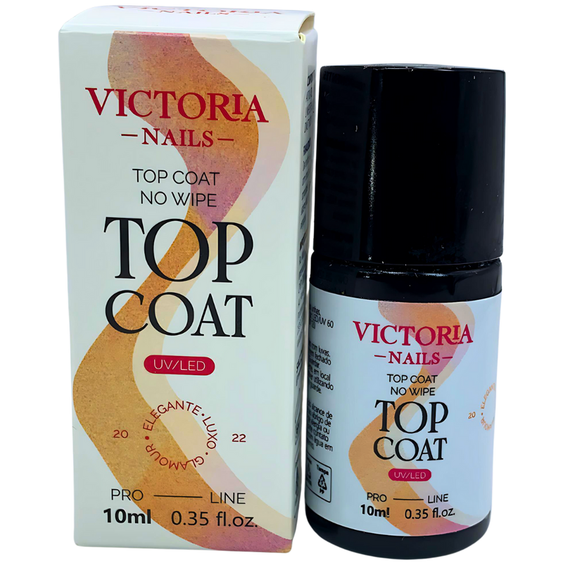 Top Coat No Wipe Victoria Nails 10 mL