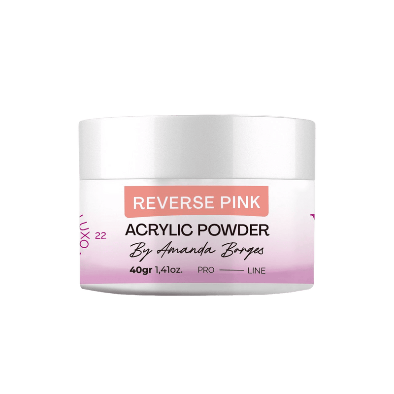 Acrylic Powder Reverse Pink By Amanda Borges 40 gr