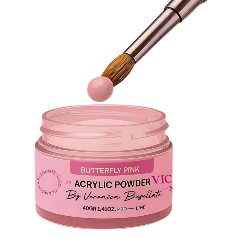Acrylic Powder Butterfly Pink Victoria Nails 15 gr By Veronica Buzellato