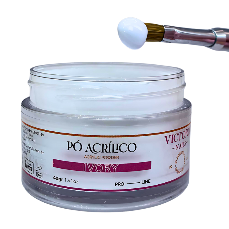 Acrylic Powder Ivory Victoria Nails 40 gr