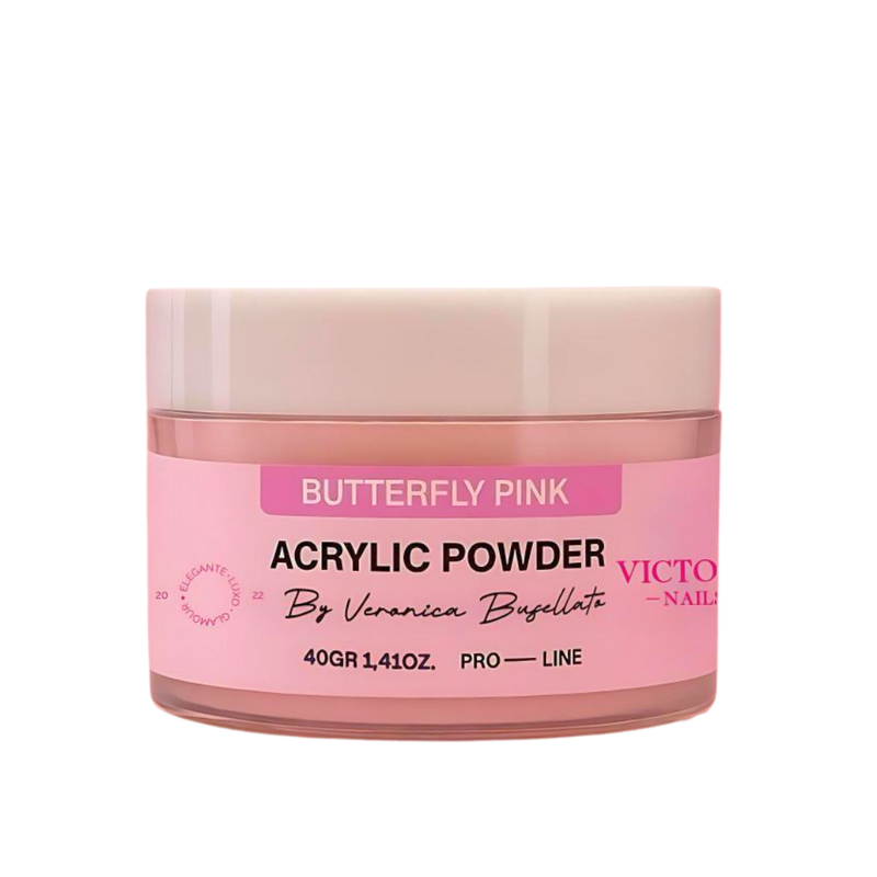 Acrylic Powder Butterfly Pink Victoria Nails 15 gr By Veronica Buzellato