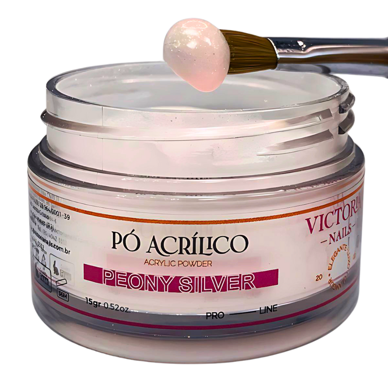 Acrylic Powder Peony Silver Victoria Nails 15 gr