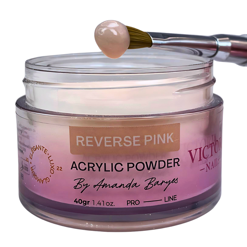 Acrylic Powder Reverse Pink By Amanda Borges 15 gr