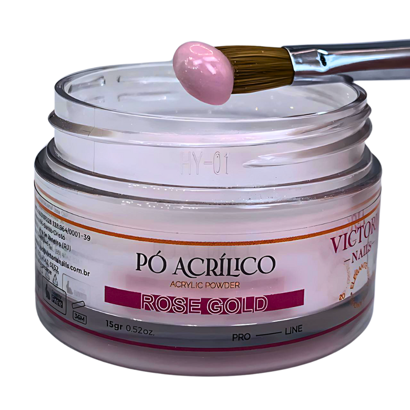 Acrylic Powder Rose Gold Victoria Nails 40 gr