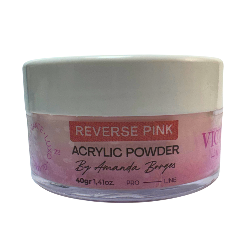 Acrylic Powder Reverse Pink By Amanda Borges 40 gr